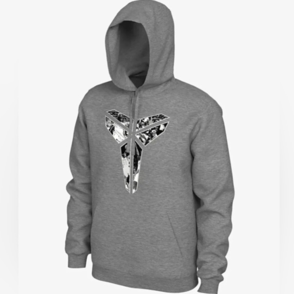 Nike Kobe Bryant 24 Statue Unveil Gray Hoodie Men's Size XL - Picture 1 of 5